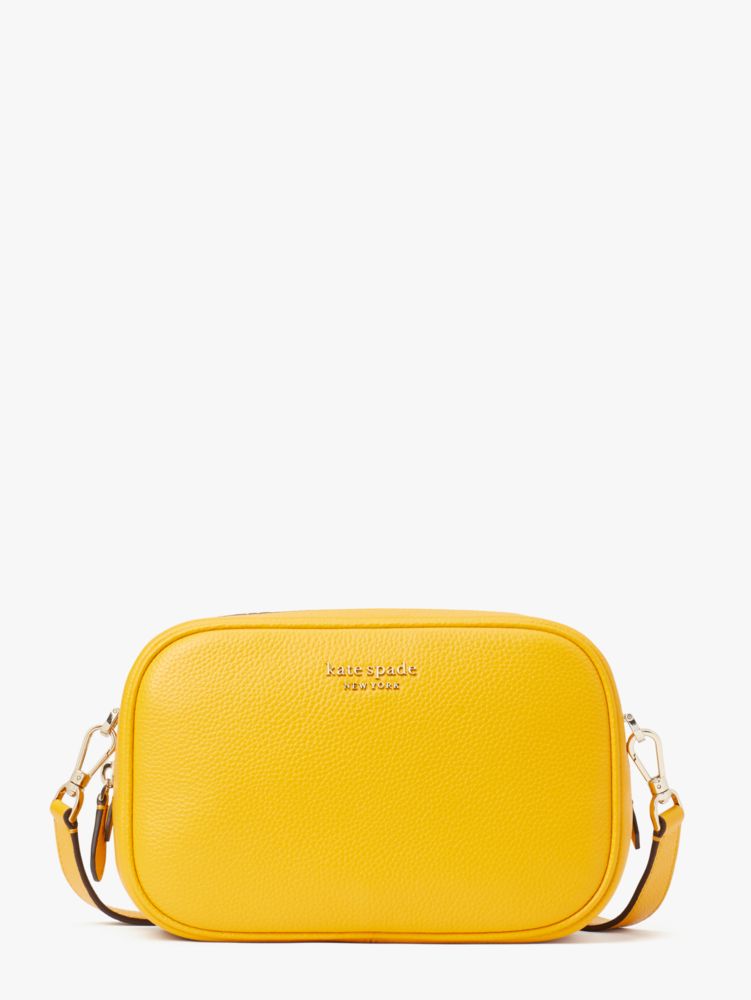 kate spade- Knott- Pebbled Leather- Flap Crossbody- Yucca -NWT - $198