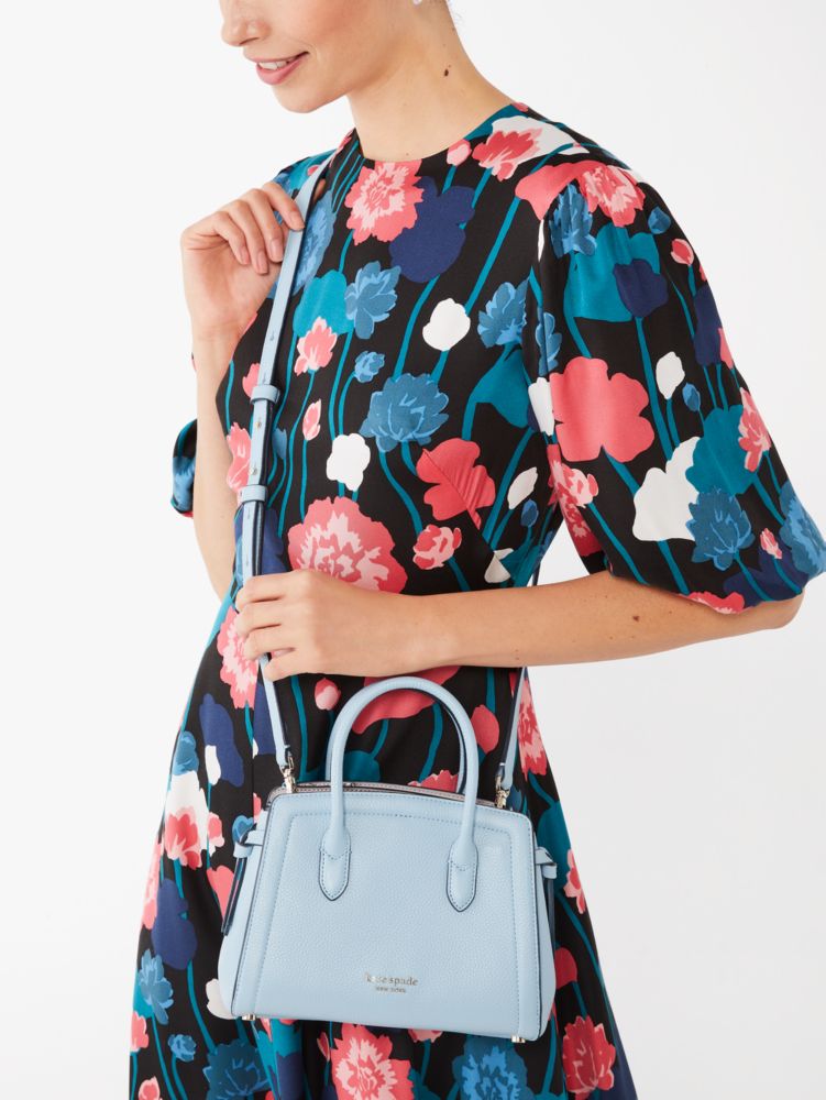 Kate Spade,ノット ミニ サッチェル,ティーカップブルー