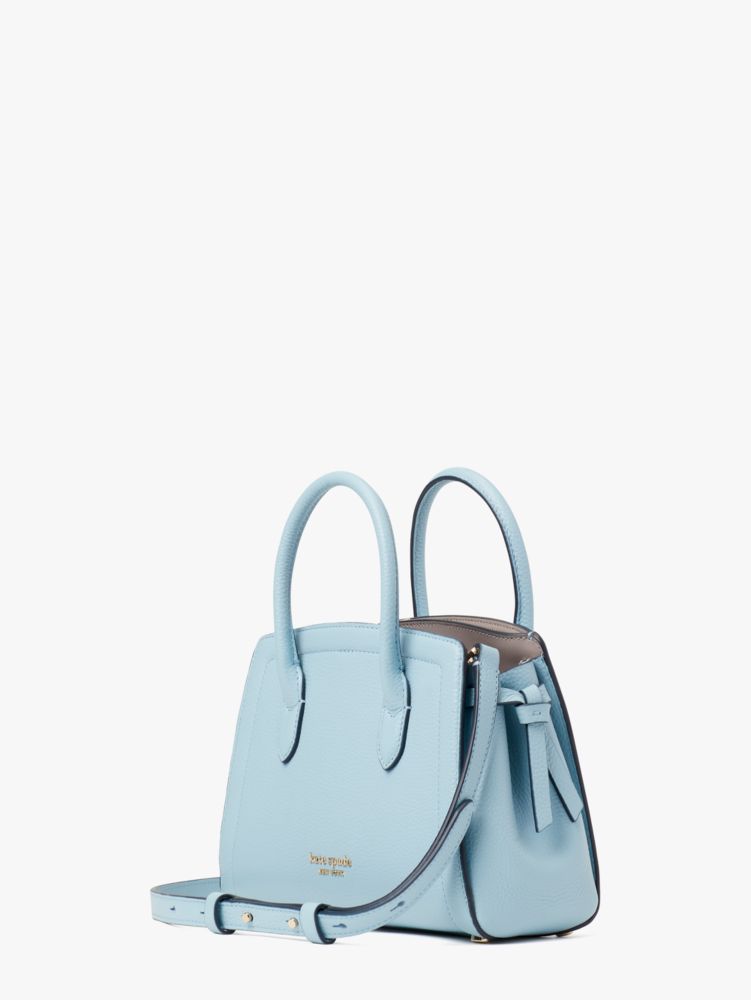 Kate Spade,ノット ミニ サッチェル,ティーカップブルー