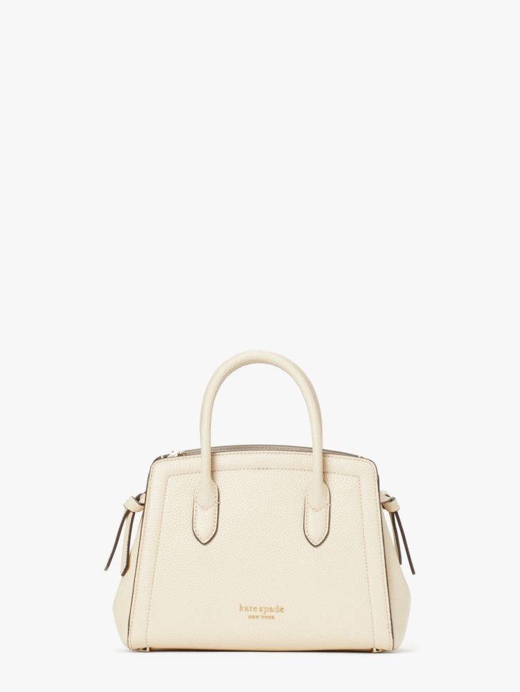 Kate Spade Knott Mini Satchel Bag in Natural