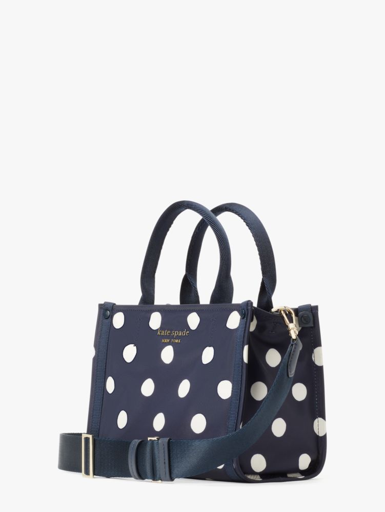 Kate Spade,サム ア リトル ベター サンシャイン ドット ミニ トート,バッグ,リッチネイビーマルチ