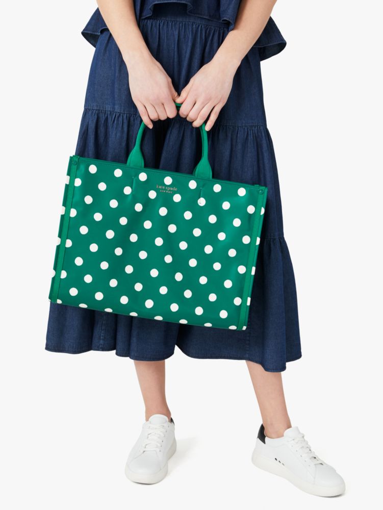 Kate Spade,The Little Better Sam Sunshine Dot Large Tote,tote bags,Large,