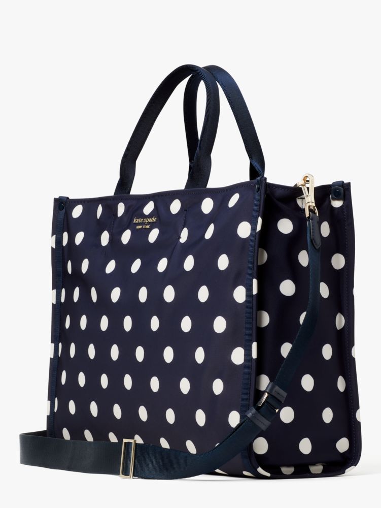 The Little Better Sam Sunshine Dot Large Tote, , Product