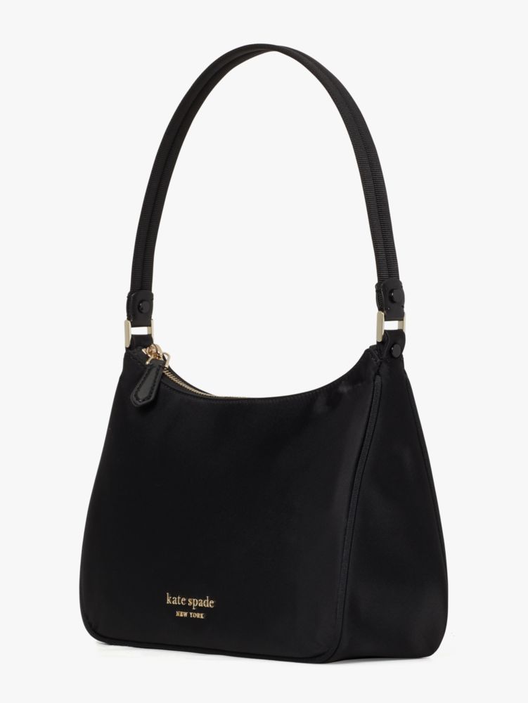 Kate Spade,The Little Better Sam Nylon Small Shoulder Bag,shoulder bags,Small,Casual,Black