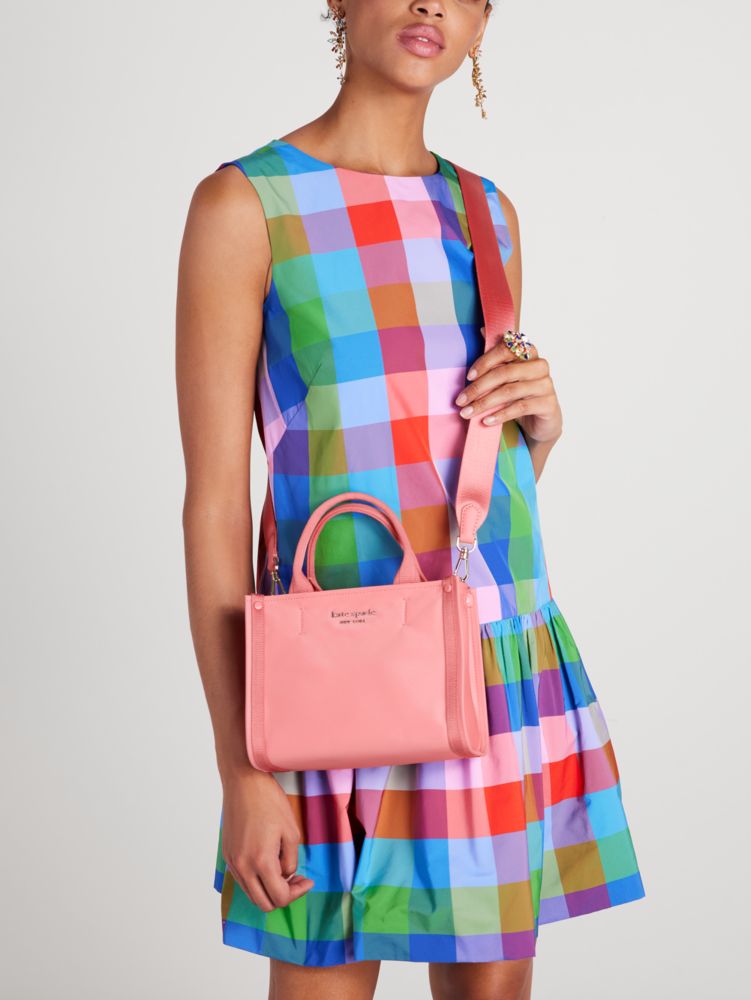 The Little Better Sam Nylon Mini Tote, Carolina Coral, Product