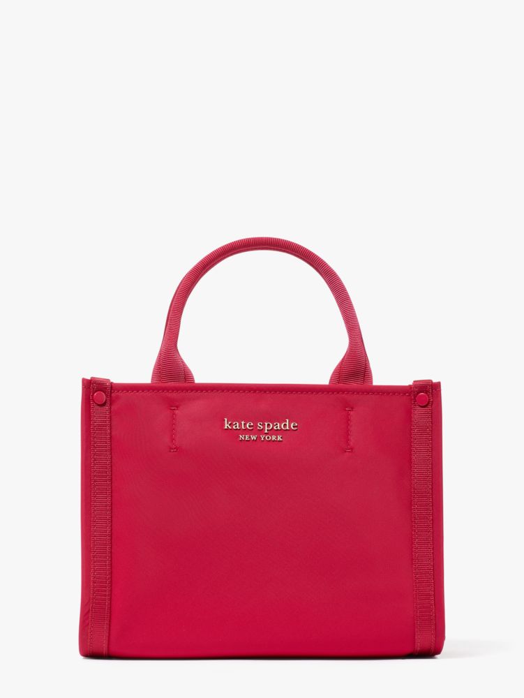 The Little Better Sam Nylon Mini Tote, Orange Vermillion, Product