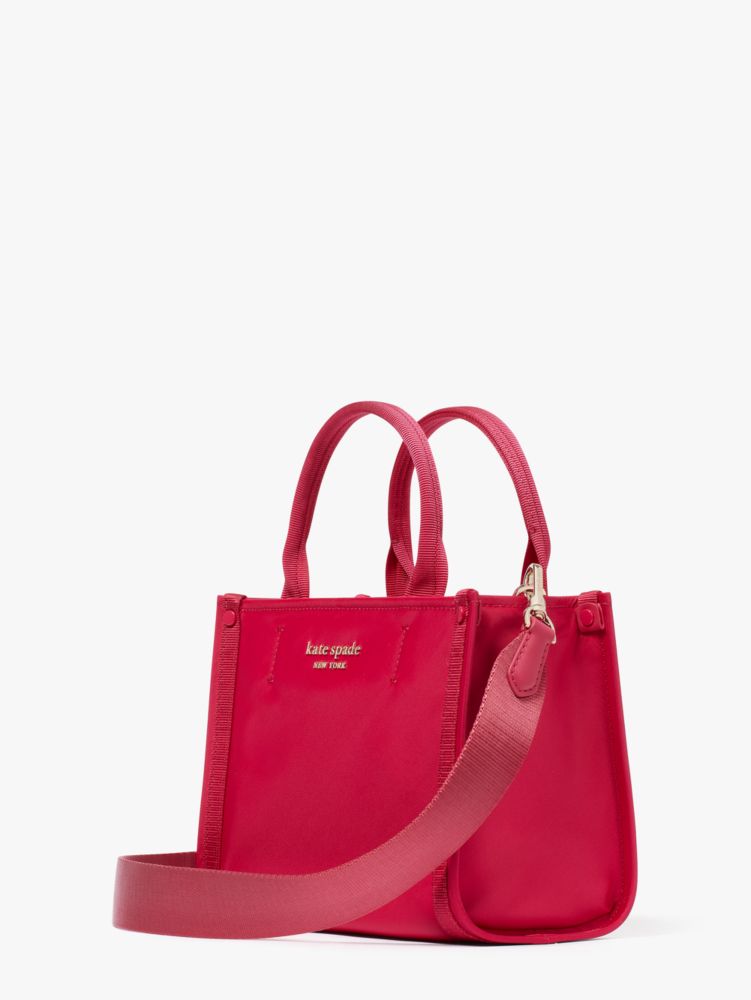 The Little Better Sam Nylon Mini Tote, Orange Vermillion, Product