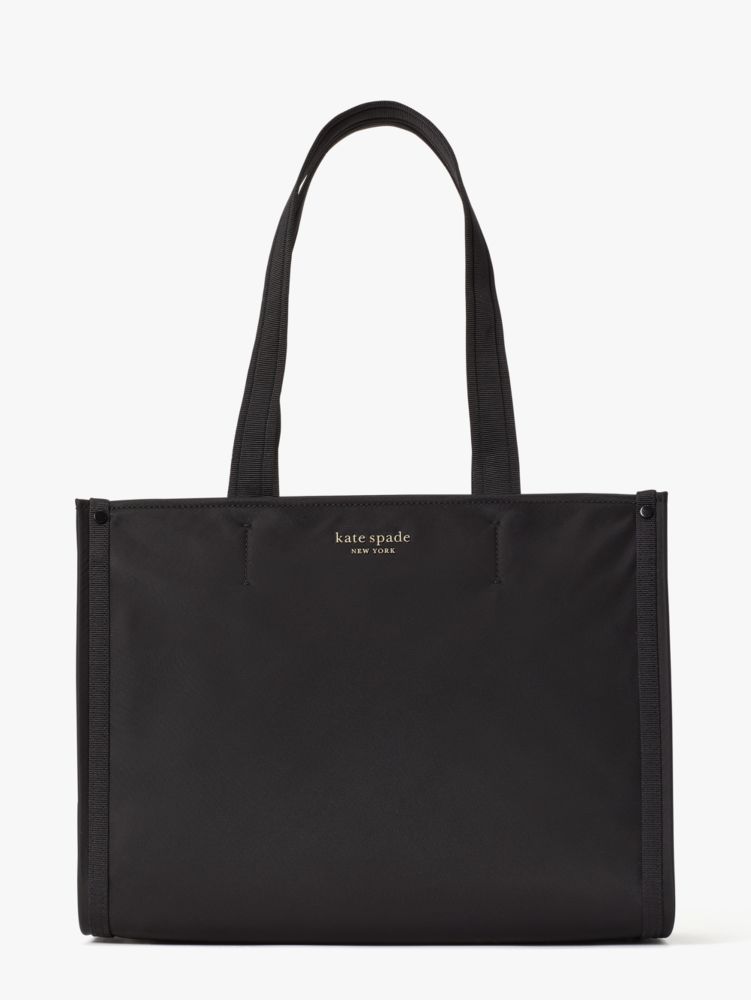 Kate spade black nylon tote on sale