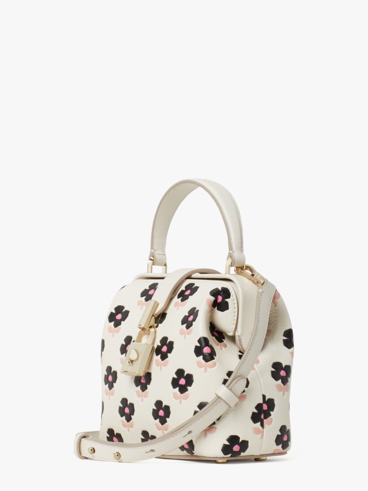 Kate Spade,Remedy Block Print Floral Small Top-handle Bag,