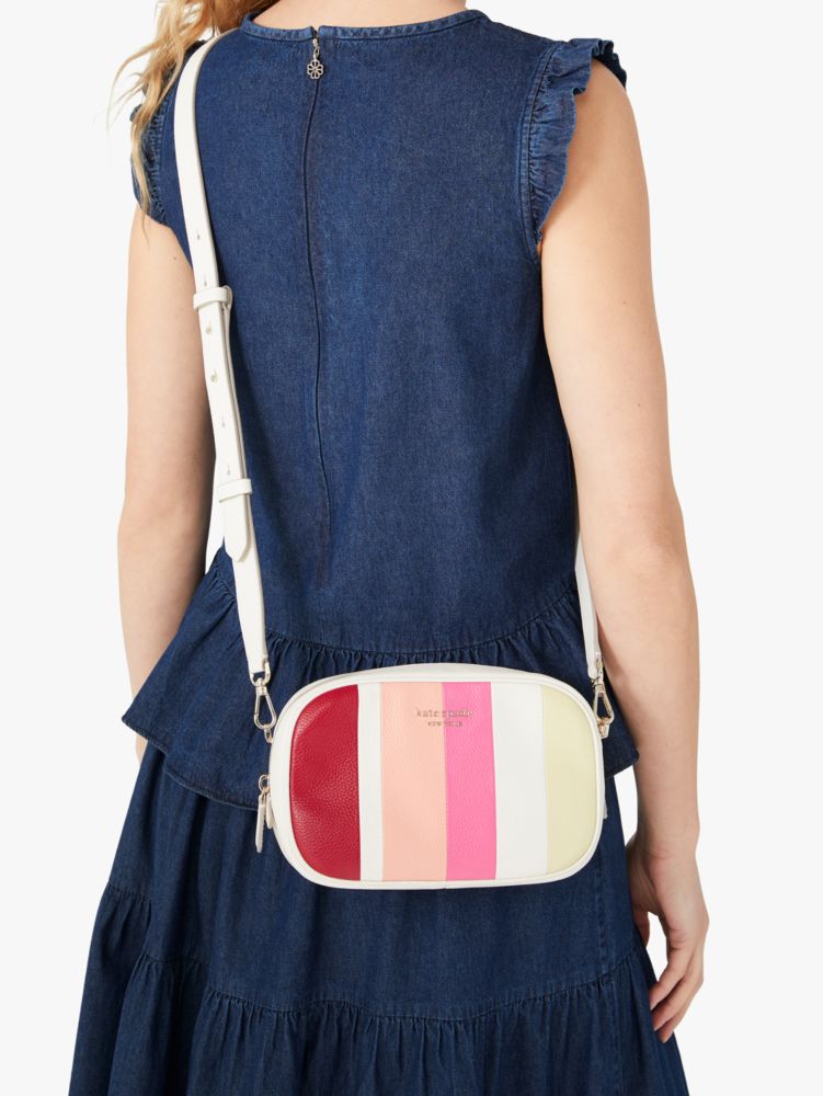 Kate Spade,astrid stripe medium crossbody,crossbody bags,Medium,Multi