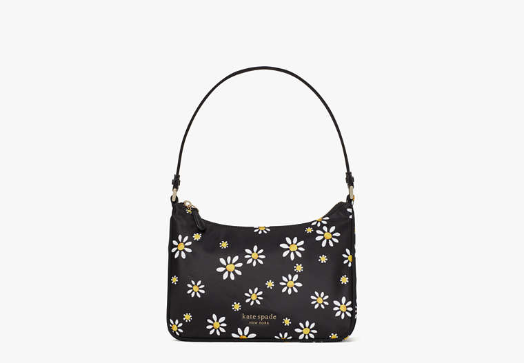 Kate Spade,the little better sam daisy dots small shoulder bag,shoulder bags,Small,Black Multi