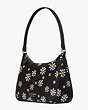 Kate Spade,the little better sam daisy dots small shoulder bag,shoulder bags,Small,Black Multi