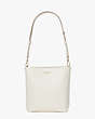 Kate Spade,river medium bucket bag,shoulder bags,Medium,Parchment Multi