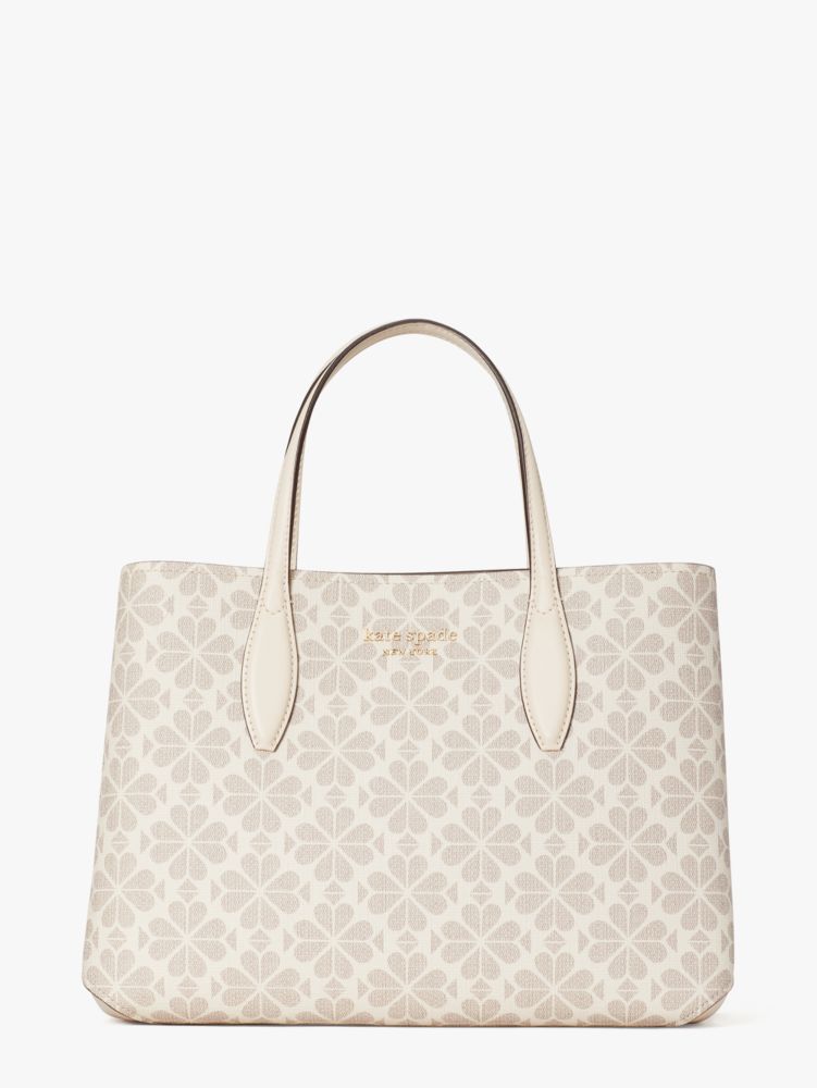 Kate Spade Flower Coated Canvas Natural Multi All Day Large Tote Dust Bag  for sale online