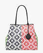 Kate Spade,spade flower raffia everything extra-large tote,tote bags,Extra Large,Multi