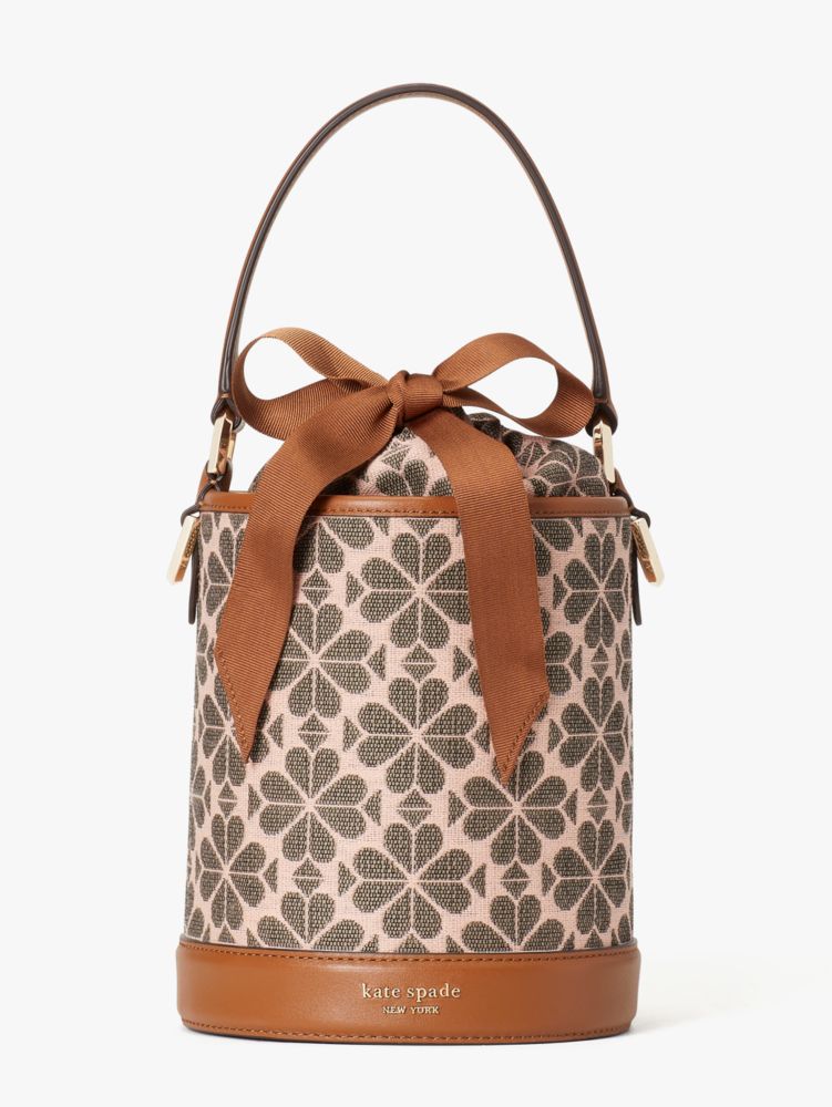 Spade Flower Jacquard Picnic Small Bucket Bag Kate Spade EU