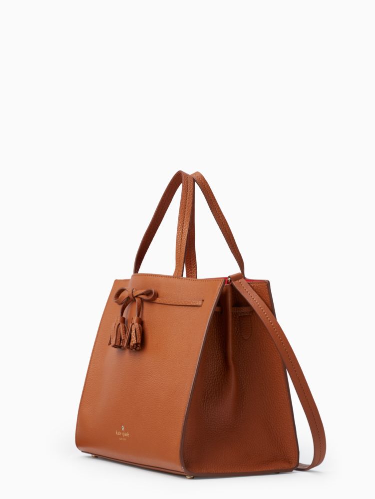 Kate spade cognac handbag hot sale