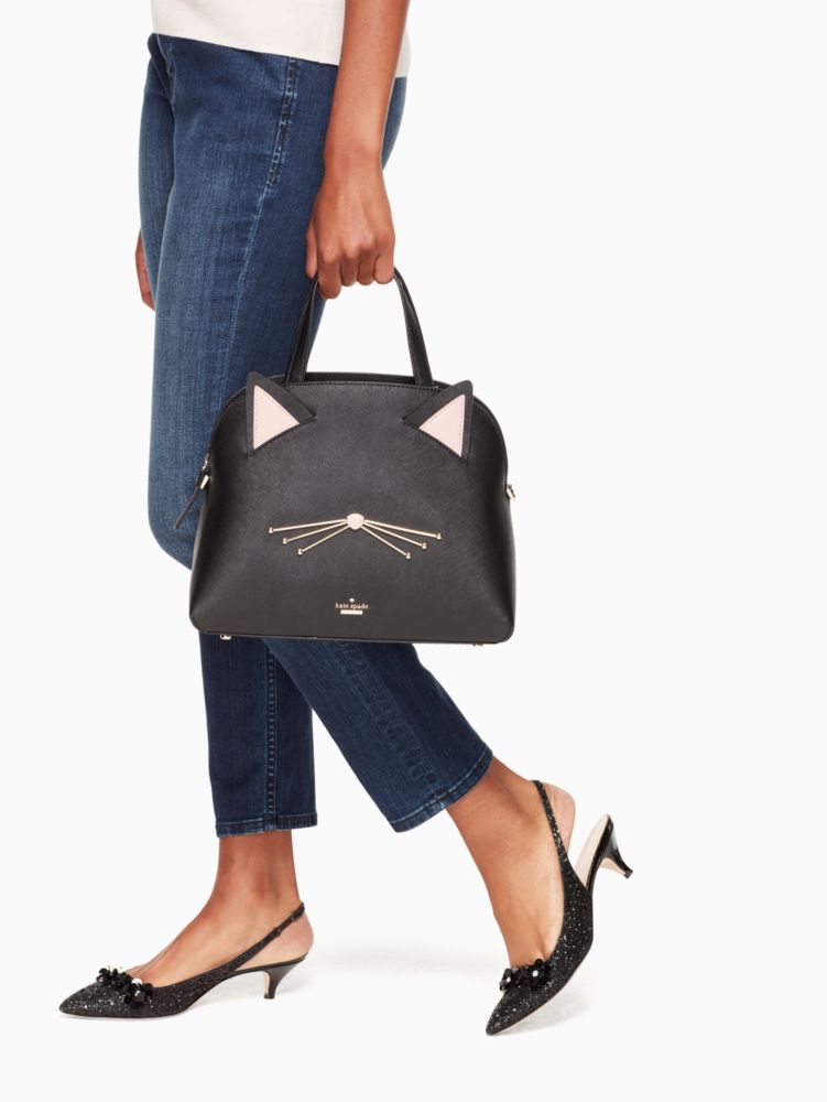 Kate spade cat's store meow lottie bag