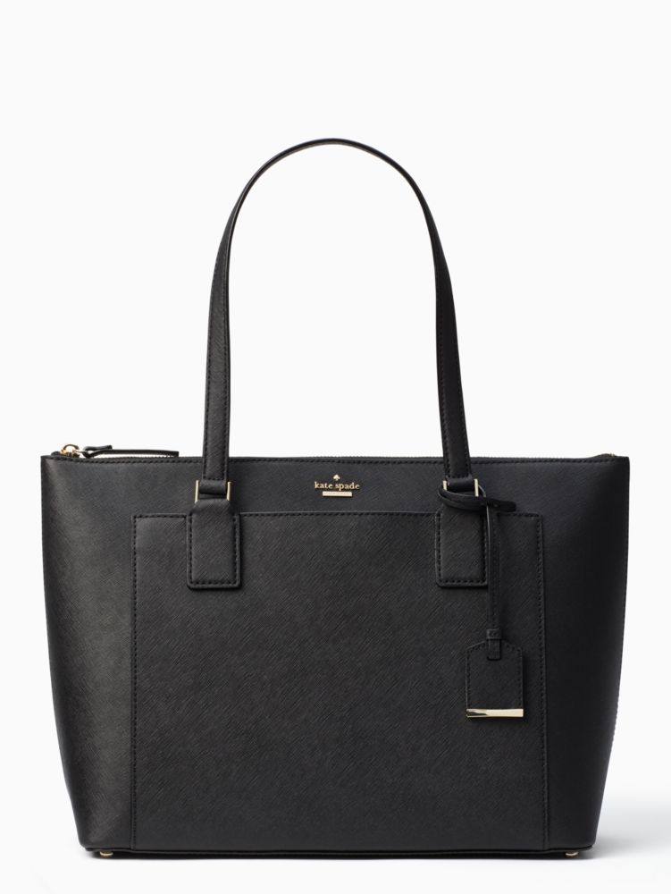 Kate spade new york cameron leather pocket tote bag sale