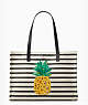 Kate Spade,by the pool canvas pineapple mega original bag,Multi