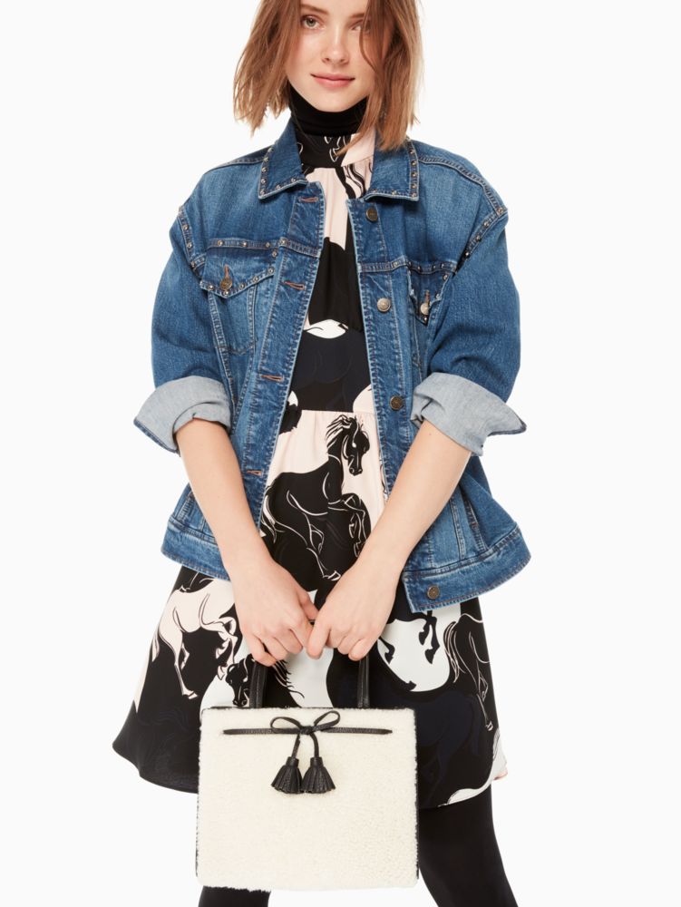 Kate Spade,hayes street shearling sam,satchels,