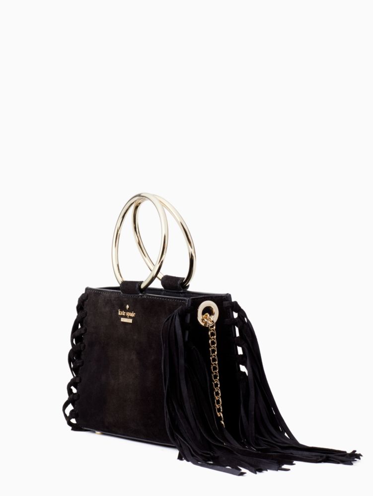 Kate spade discount black suede bag