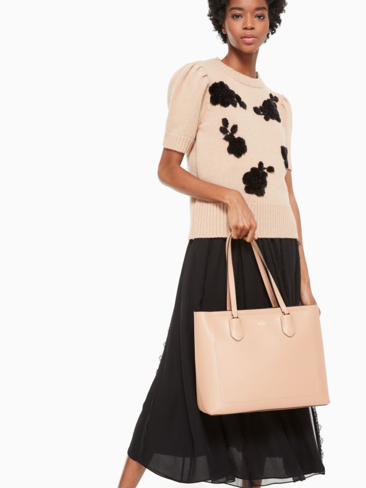 Kate Spade,holiday lane page,tote bags,Cashew Butter