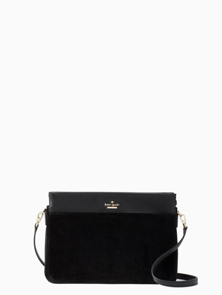 Kate spade store velvet bag