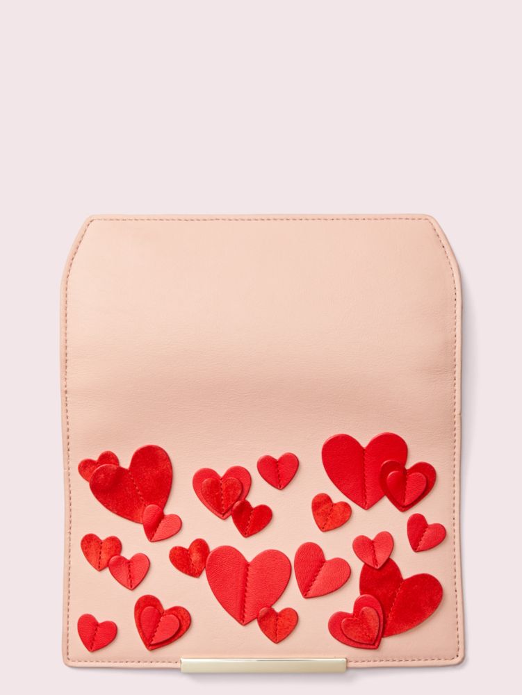 Kate spade heart clutch hot sale