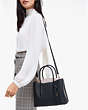 Kate Spade,margaux medium satchel,satchels,Medium,Black/Warm Taupe