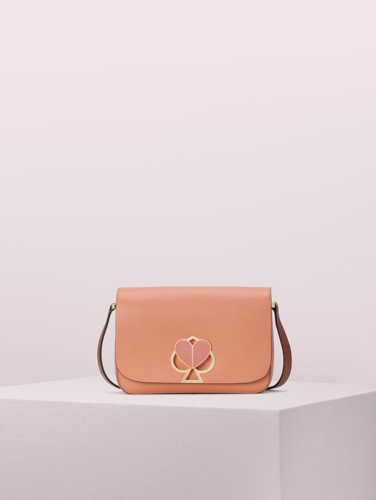 Kate Spade,nicola twistlock medium shoulder bag,shoulder bags,Tawny