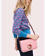Kate Spade,nicola twistlock medium shoulder bag,shoulder bags,Rococo Pink