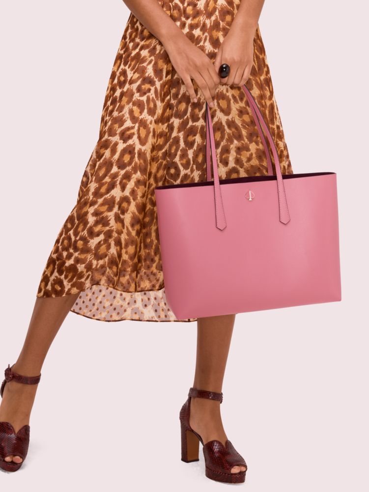 Kate Spade,molly large tote,Large,Blustery Pink