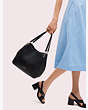 Kate Spade,hailey large shoulder bag,Black / Glitter