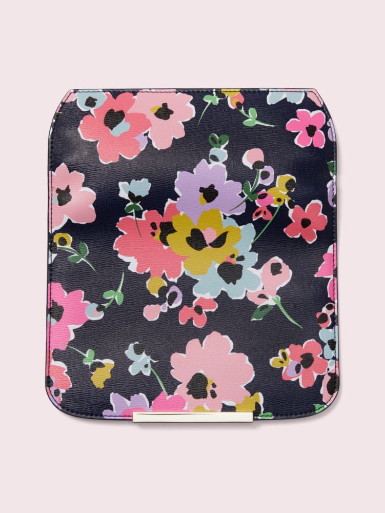 Kate Spade,heritage make it mine floral flap,bag accessories,Navy Multi