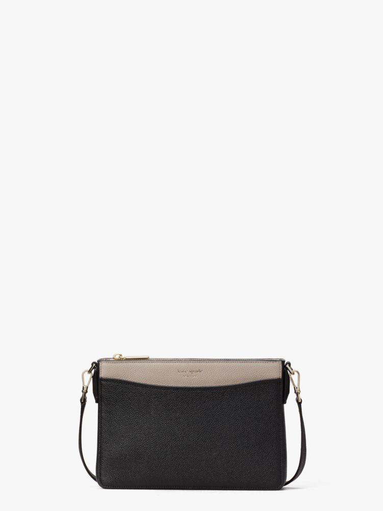 Kate Spade Margaux black leather camera cross body bag