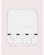 Kate Spade,make it mine scallop embroidered flap,Optic White