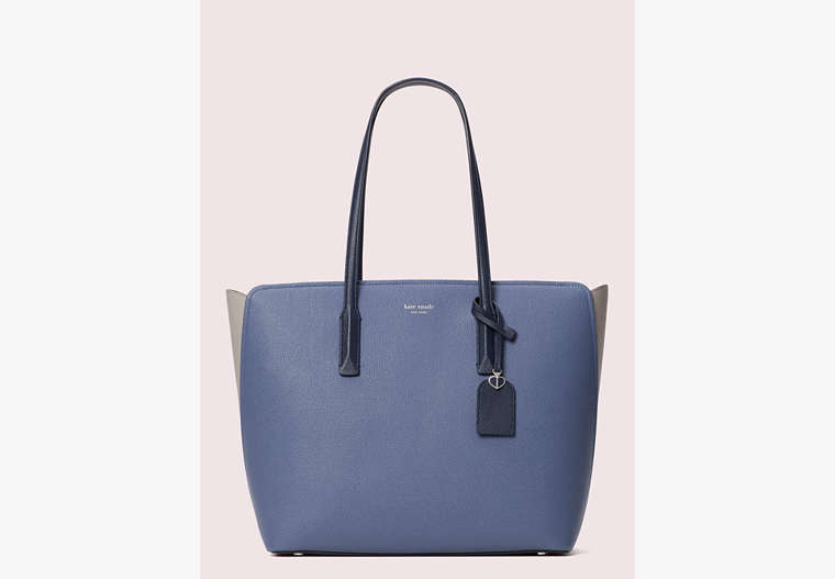 Kate Spade,margaux large tote,tote bags,Large,Celestial Blue Multi