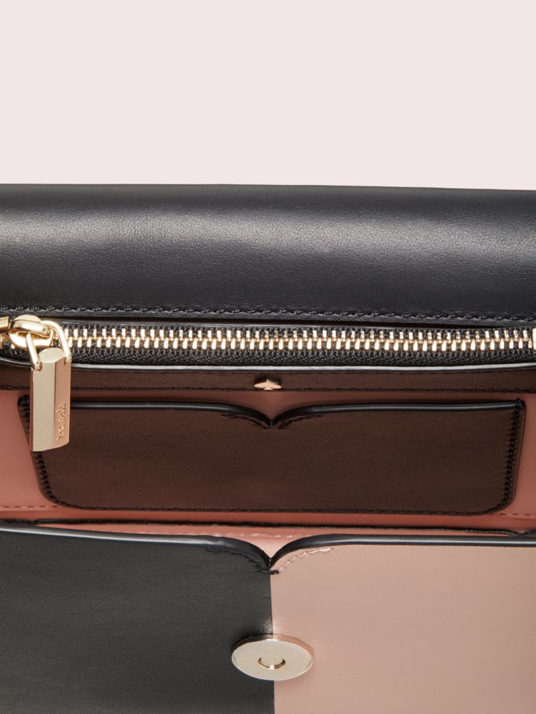 Kate Spade,Nicola Bicolor Small Flap Shoulder Bag,