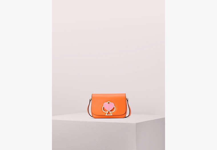 Kate Spade,nicola twistlock small shoulder bag,Juicy Orange
