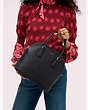 Kate Spade,sylvia large dome satchel,satchels,Black