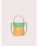 Kate Spade,rose mini bucket bag,Juniper