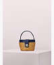 Kate Spade,rose medium top handle basket bag,Blazer Blue