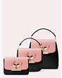 Kate Spade,heritage make it mine spademals mod dog flap,bag accessories,Rococo Pink
