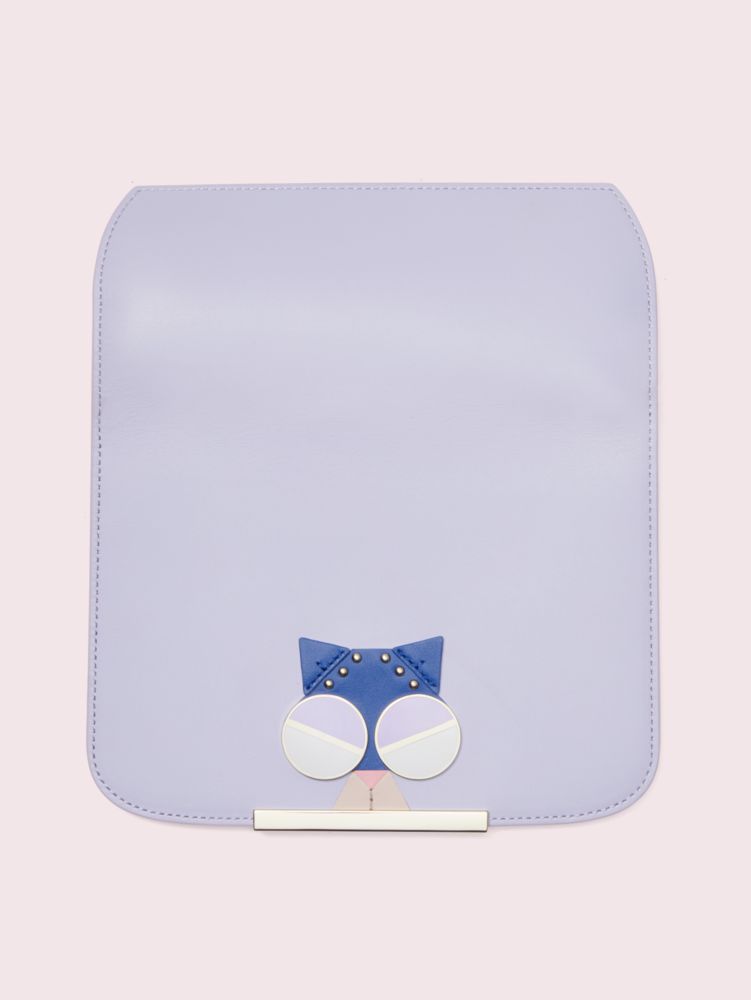 Kate Spade,heritage make it mine spademals smitten kitten flap,bag accessories,Frozen Lilac