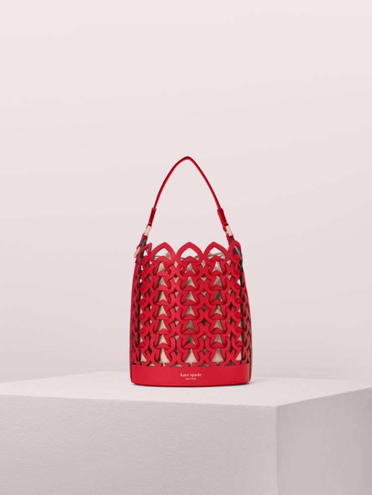 Kate spade discount red bucket bag