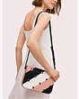 Kate Spade,nicola mod dot medium shoulder bag,shoulder bags,Black Multi