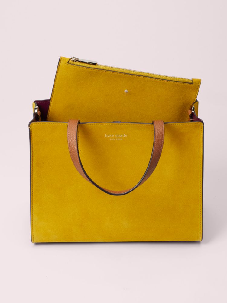 Kate Spade,Sam Suede Medium Satchel,
