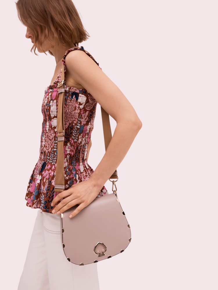 Kate Spade,Suzy Scallop Large Saddle Bag,