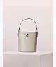 Kate Spade,suzy scallop small bucket bag,Warm Taupe